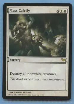 MTG: Shadowmoor: Mass Calcify - Image 1