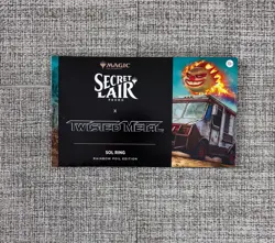 MTG Secret Lair x Playstation Sol Ring Twisted Metal Foil Promo #0912 Sealed - Image 1