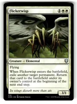 Flickerwisp 374 Uncommon Commander Legends Magic: The Gathering Near Mint - Image 1