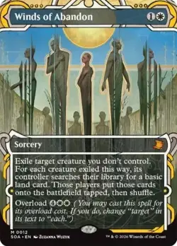 Winds of Abandon Borderless Secrets of Strixhaven NM MTG - Image 1