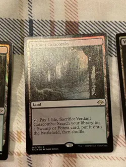 Magic The Gathering - MH2 - Verdant Catacombs - 260/303 (Foil) Set Of 4 LP - Image 5