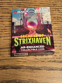 MTG - 1x Secrets of Strixhaven AR-Enhanced Collectible Coin NEW PINFINITY - Image 1
