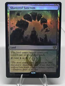 Shattered Sanctum (FOIL) - R260 - MTG - Secrets of Strixhaven (SOS) - Image 1