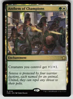 Anthem of Champions R Foundations 116 NM - Image 1