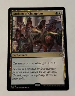 NM Anthem of Champions - Foundations LP - Image 1