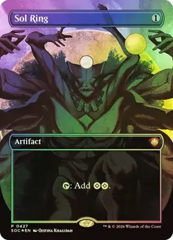 SOC Foil Promo SOL RING 1x Magic Secrets of Strixhaven Commander MTG NM - Image 1