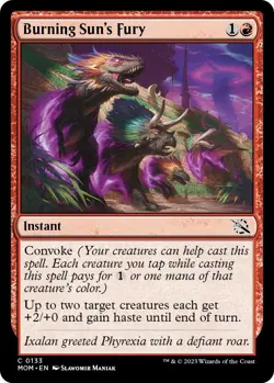 Burning Sun's Fury - March of the Machine (MOM) (Foil) - Image 1