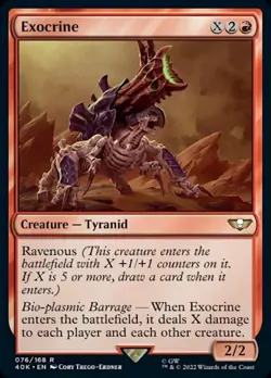 [1x] Exocrine - Surge Foil Near Mint, English Warhammer 40,000 Commander MTG Mag - Image 1