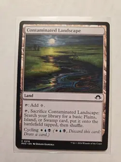 Contaminated Landscape - Modern Horizons 3 - LP - Common - Land - MTG Magic - Image 1