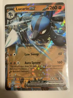The Pokemon Company Lucario ex Sv: Scarlet & Violet Promo 017 Holo English - Image 1