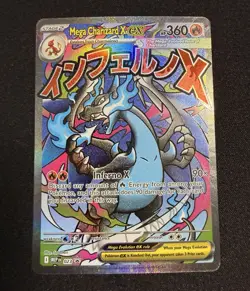 Mega Charizard X Ex #023 Me: Pokemon Mega Evolution Promo Holo - Well Kept! - Image 1