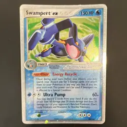 Swampert EX Holo Ultra Rare Crystal Guardians 98/100 Pokemon TCG 2006 LP - Image 1