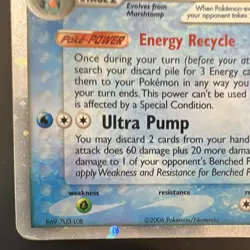 Swampert EX Holo Ultra Rare Crystal Guardians 98/100 Pokemon TCG 2006 LP - Image 5