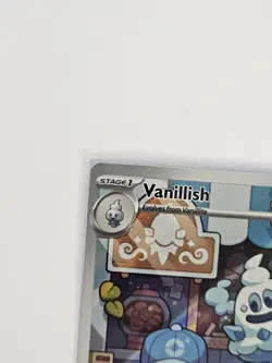 Pokemon Vanillish 190/182 SV04 Paradox Rift Illustration Full Art Holo NM - Image 2