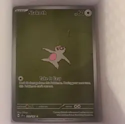 Pokemon Slakoth SVP 185 212/197 Basic 60 HP Regular Beast Card - Image 1