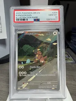 Pokemon TCG Kangaskhan SV10 204/182 Illustration Rare Holo 120 HP EN PSA 10 - Image 1