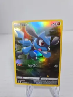 Pokemon TCG Riolu GG26/GG70 Crown Zenith Galarian Gallery Holo NM - Image 1