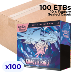 10 x Pokemon Chaos Rising Elite Trainer Box Cases 10 Sealed Cases - Image 1