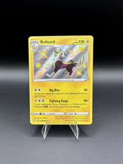 Pokemon: Boltund Shiny Holo Rare Shining Fates Shiny Vault SV040/SV122 NM - Image 1