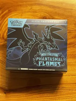 POKEMON TCG MEGA EVOLUTION PHANTASMAL FLAMES ETB ELITE TRAINER BOX SEALED NEW - Image 1