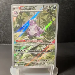 Nidoking 174/165 Scarlet & Violet 151 Illustration Rare Pokemon TCG NM - Image 1