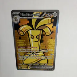 Pokemon TCG Gholdengo ex Special Illustration Rare Holo Full Art 252/182 EN - Image 3