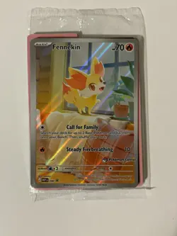 SEALED Fennekin 080 | Pokemon Center Stamped | Chaos Rising Promo | English TCG - Image 1