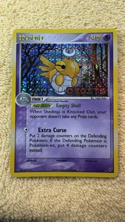 2005 POKEMON EX DEOXYS 14 SHEDINJA-REVERSE FOIL - Image 2