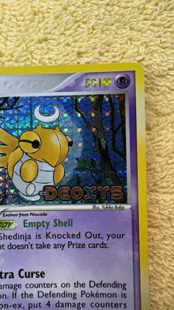 2005 POKEMON EX DEOXYS 14 SHEDINJA-REVERSE FOIL - Image 3