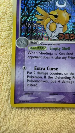 2005 POKEMON EX DEOXYS 14 SHEDINJA-REVERSE FOIL - Image 5