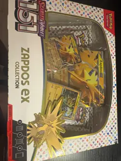 Pokemon TCG Scarlet & Violet 151 Zapdos Ex Collection |BRAND NEW SEALED Pokemon - Image 1