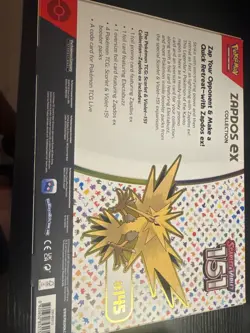 Pokemon TCG Scarlet & Violet 151 Zapdos Ex Collection |BRAND NEW SEALED Pokemon - Image 2