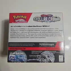 Pokemon Stellar Crown Booster Box - Scarlet & Violet TCG New Sealed - Image 5