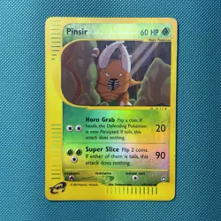 Pokemon Vintage Reverse Holo Pinsir Aquapolis 101/147 Wotc E-reader 2003 - Image 1
