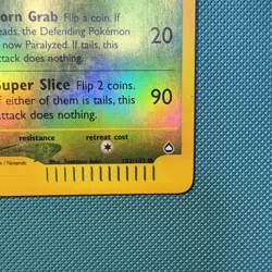 Pokemon Vintage Reverse Holo Pinsir Aquapolis 101/147 Wotc E-reader 2003 - Image 4