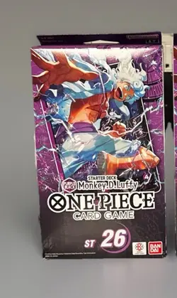 1x Purple Black Monkey D Luffy ST-26 Starter Deck One Piece NEW/SEALED Fast Ship - Image 1