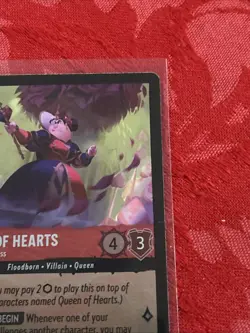 FOIL Disney Lorcana: Fabled - Queen Of Hearts - Sensing Weakness - 120/204 FOIL - Image 2