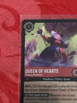 FOIL Disney Lorcana: Fabled - Queen Of Hearts - Sensing Weakness - 120/204 FOIL - Image 3
