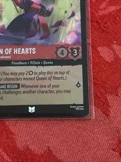 FOIL Disney Lorcana: Fabled - Queen Of Hearts - Sensing Weakness - 120/204 FOIL - Image 5