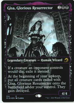 Gisa, Glorious Resurrector (Showcase) 314 Rare Innistrad: Midnight Hunt Foil NM - Image 2