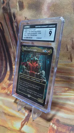 MTG Eddie Lord of Light #2184 Rainbow Foil SLD Iron Maiden Eddie Unchained CGC 9 - Image 4