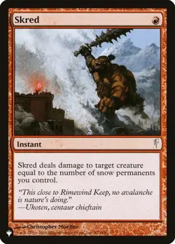 1 x Skred - Mystery Booster / The List - Light Play - MTG - Image 1