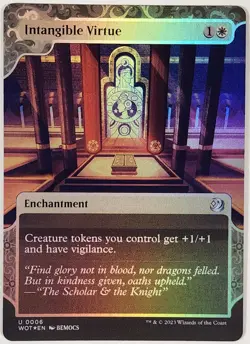 MTG - Intangible Virtue - Foil - WOT 0006 - Wilds of Eldraine - Magic - Image 1
