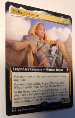 MTG - Nalia de'Arnise - Extended Art - CLB 643 - Battle for Baldur's Gate Magic - Image 2