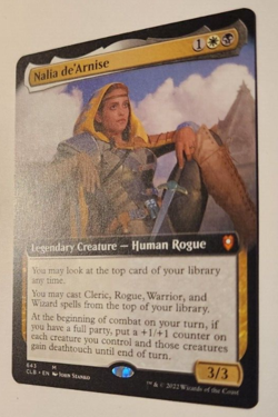 MTG - Nalia de'Arnise - Extended Art - CLB 643 - Battle for Baldur's Gate Magic - Image 3
