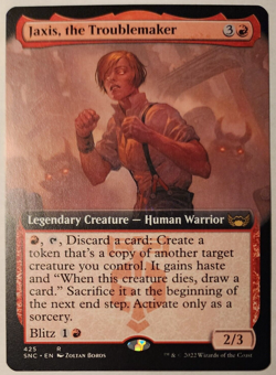 MTG - Jaxis the Troublemaker - Extended Art - SNC 425 - Streets of New Capenna - Image 1