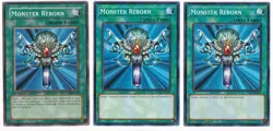 Yu-Gi-Oh - Monster Reborn - Full Playset X3 - Image 1