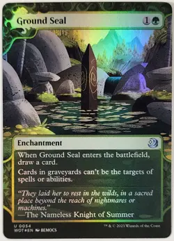 MTG - Ground Seal - Foil - WOT 0054 - Wilds of Eldraine - Magic the Gathering - Image 1