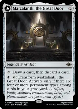 MTG - Matzalantli, the Great Door - LCI 0256 - Lost Caverns of Ixalan - Rare - Image 1