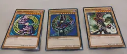3 YUGIOH DARK MAGICIAN YGLD-ENC09 YGLD-ENA03 & SDMY-EN010 NM NEW SALE PRICE! - Image 1